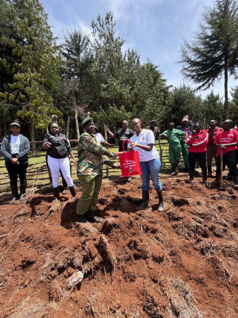 Privatization Authority tree planting activity in Sorget Forest 17