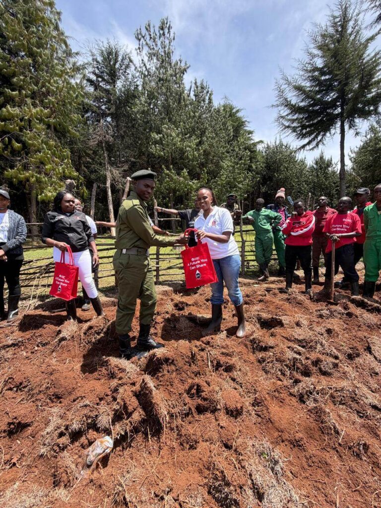 Privatization Authority tree planting activity in Sorget Forest 28