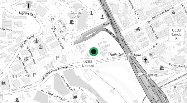 Map showing Social Security House Annex on Bishops Road, Nairobi